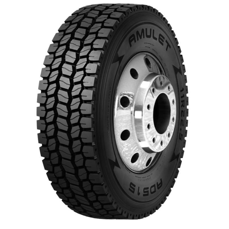 Tire 11R22.5 Amulet AD515 Drive Open Shoulder 16 Ply H 146/143 L