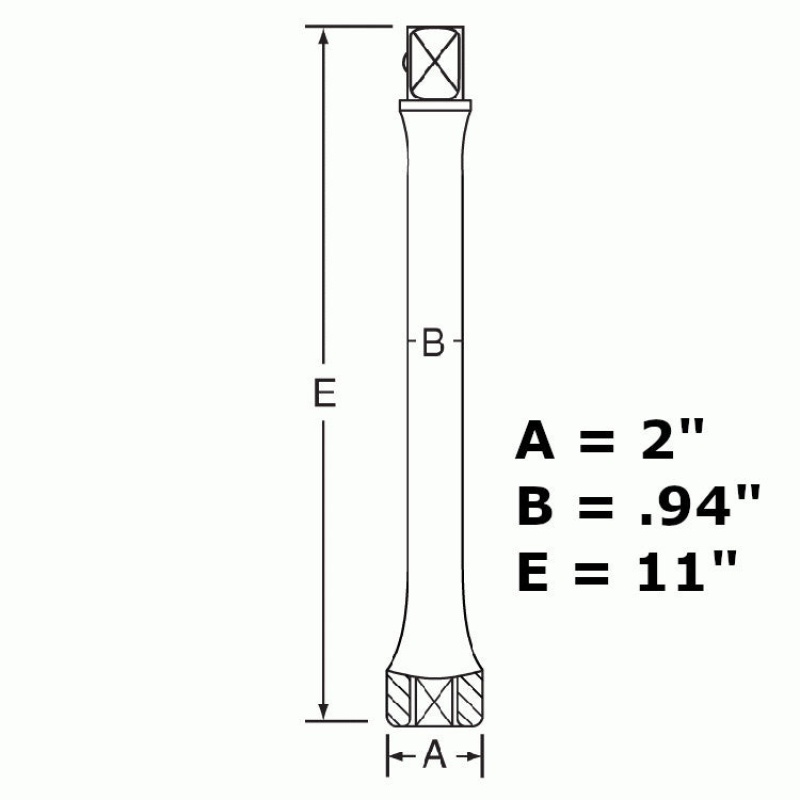 1?? Drive x 475 ft. lb. Torque Bar Extension (GP44475) - Image 2