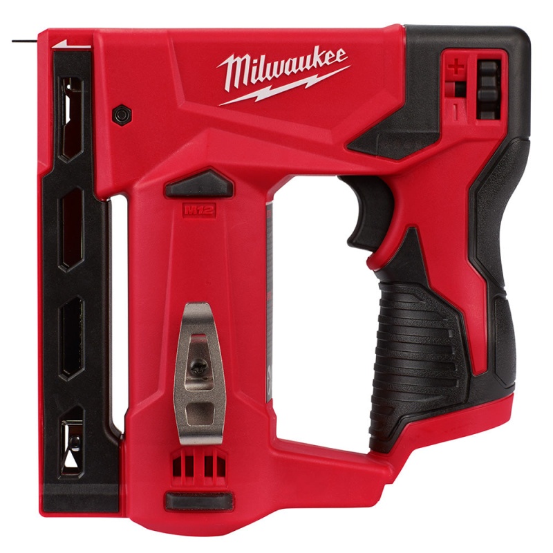 Milwaukee 2447-20x2BSK M12 12V 3/8" Crown Stapler w/ 4AH and 2AH Starter Kit - Image 12