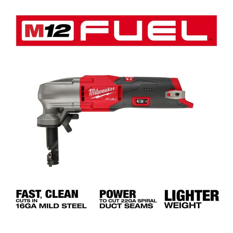 Milwaukee 2476-20x2BSK M12 FUEL 12V 16 Gauge Speed Nibbler w/ Starter Kit - Image 3