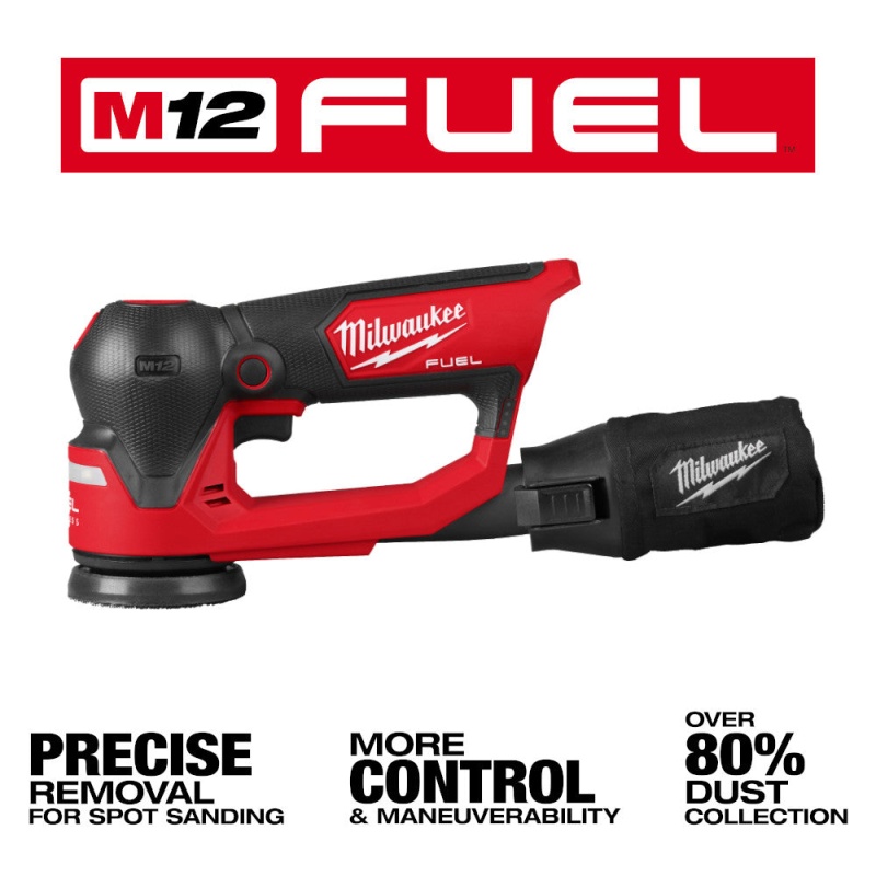 Milwaukee 2535-20 M12 FUEL 12V 3" Random Orbital Detail Sander - Bare Tool - Image 3