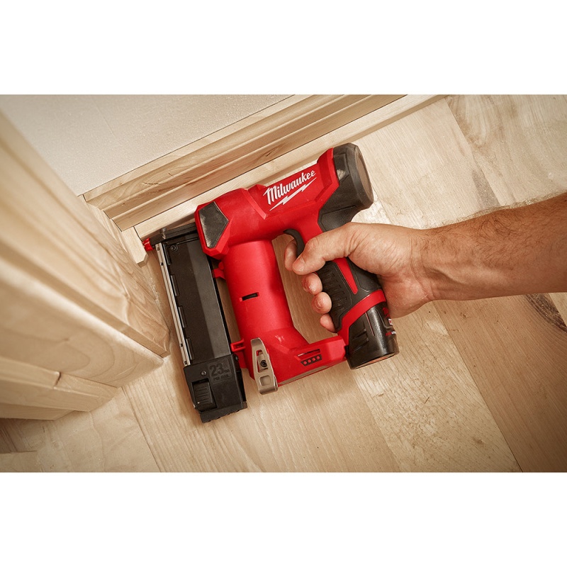 Milwaukee 2540-21 M12 12V 23 Gauge Lightweight Compact Cordless Pin Nailer Kit - Image 7