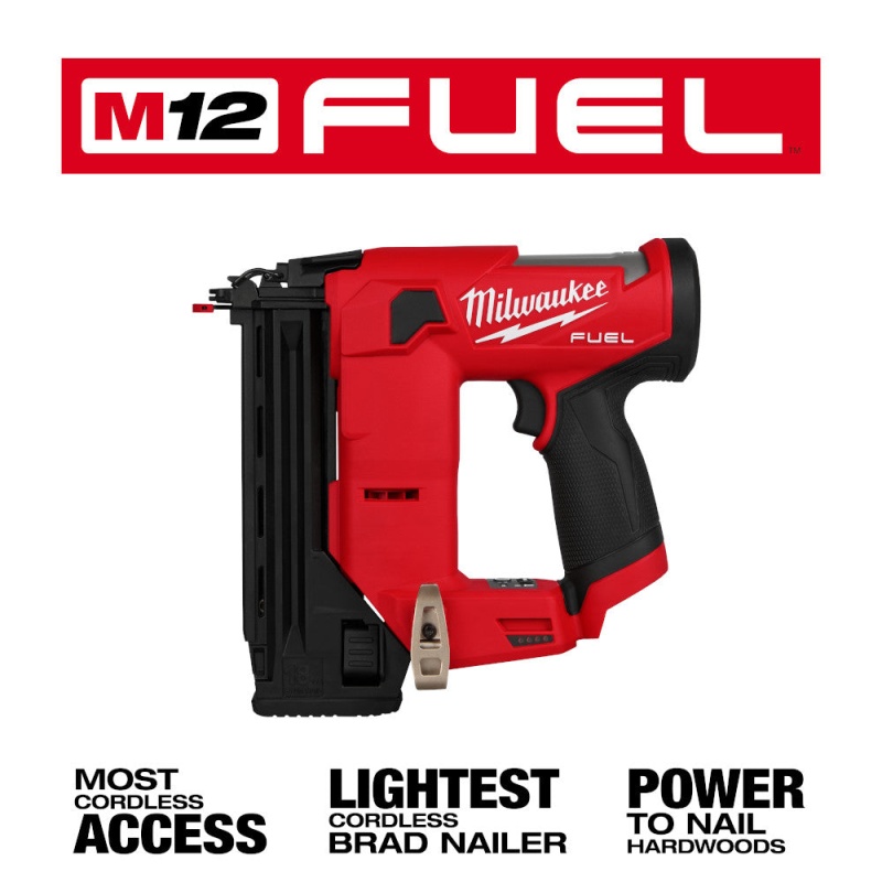 Milwaukee 2541-20 M12 FUEL 12V 18 Gauge Compact Brad Nailer - Bare Tool - Image 4