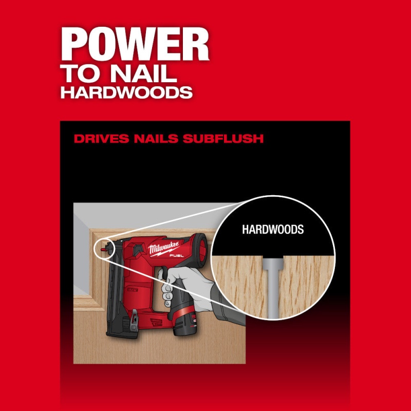 Milwaukee 2541-20 M12 FUEL 12V 18 Gauge Compact Brad Nailer - Bare Tool - Image 8