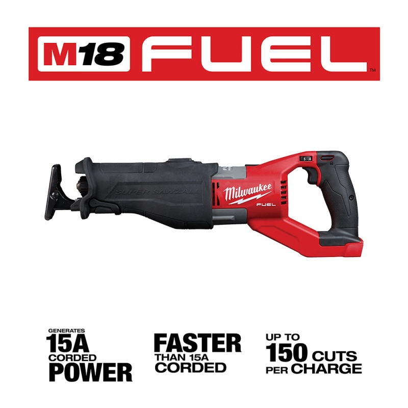 Milwaukee 2722-20 M18 FUEL 18V 1-1/4-Inch Reciprocating Saw - Bare Tool - Image 2