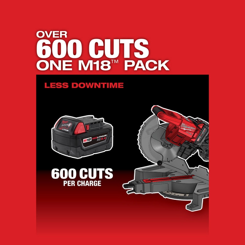 Milwaukee 2733-20 M18 FUEL 18V 7-1/4" Dual Bevel Sliding Miter Saw - Bare Tool - Image 6