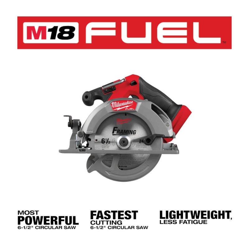 Milwaukee 2833-20 M18 FUEL 18V 6-1/2" Cordless Circular Saw - Bare Tool - Image 2