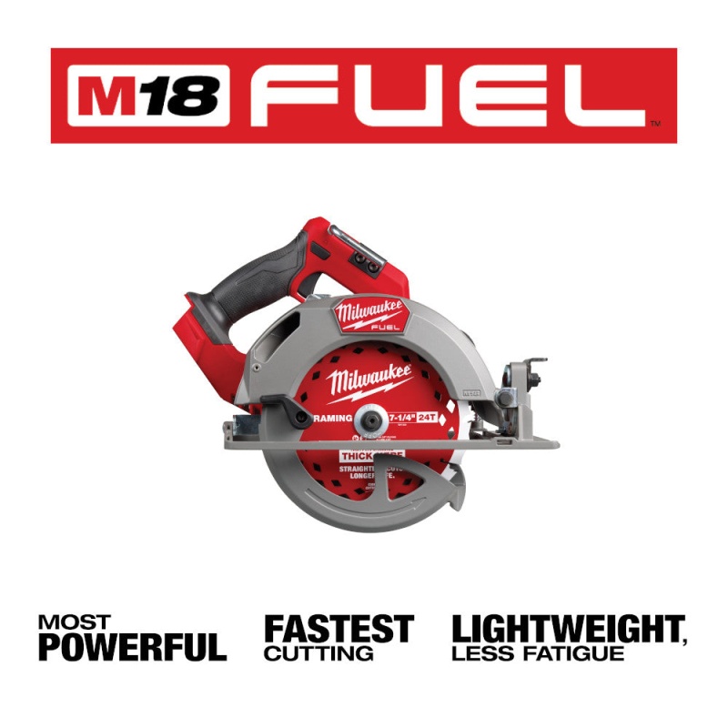 Milwaukee 2834-20 M18 FUEL 18V 7-1/4" Cordless Circular Saw - Bare Tool - Image 2