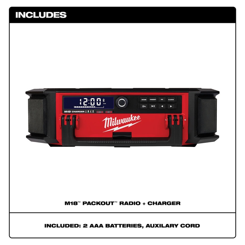 Milwaukee 2950-20 M18 18V PACKOUT Radio Charger - Bare Tool - Image 2