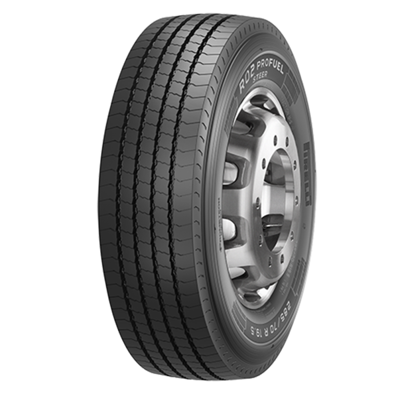 Set of 4 Tires 285/70R19.5 Pirelli R02 Profuel Steer 16 Ply 146/144L