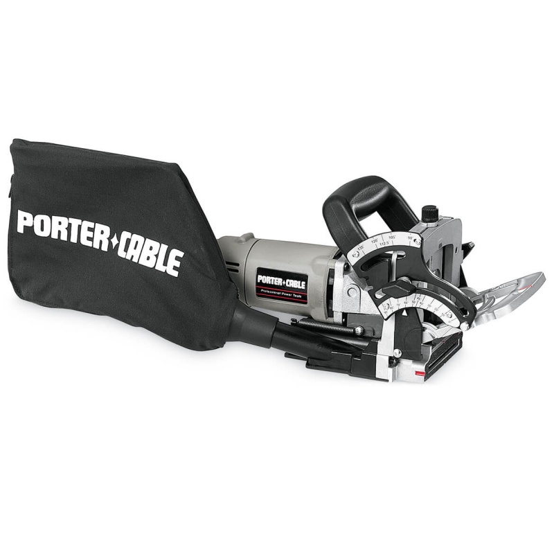 Porter-Cable 557 7 Amp Plate Joiner Kit Handles a Variety of Cutting Settings