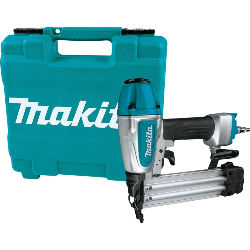 Makita AF506 5/8" - 2" Tool Less Narrow Nose Pneumatic Brad Nailer 18 Gauge