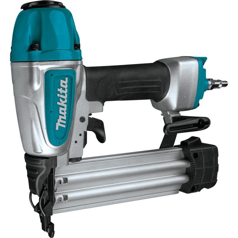 Makita AF506 5/8" - 2" Tool Less Narrow Nose Pneumatic Brad Nailer 18 Gauge - Image 2