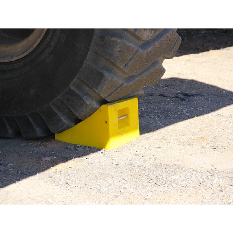 AME | Urethane OTR Wheel Chock  47?? - 70?? for Small Graders (15353) - Image 2