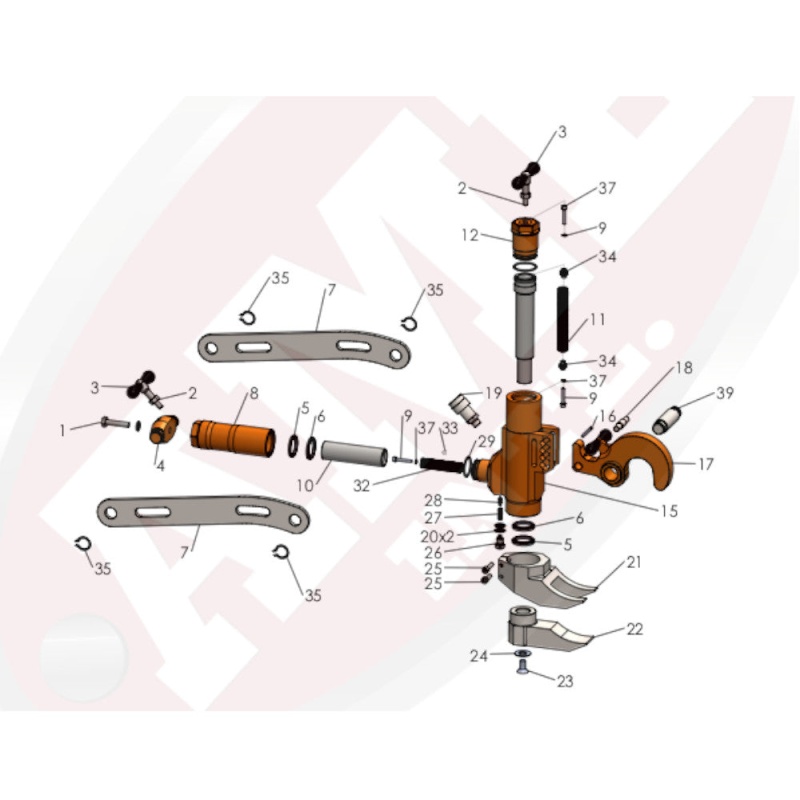 AME | Pin - Rod Connector for 11076 Bead Breaker (11075-039)