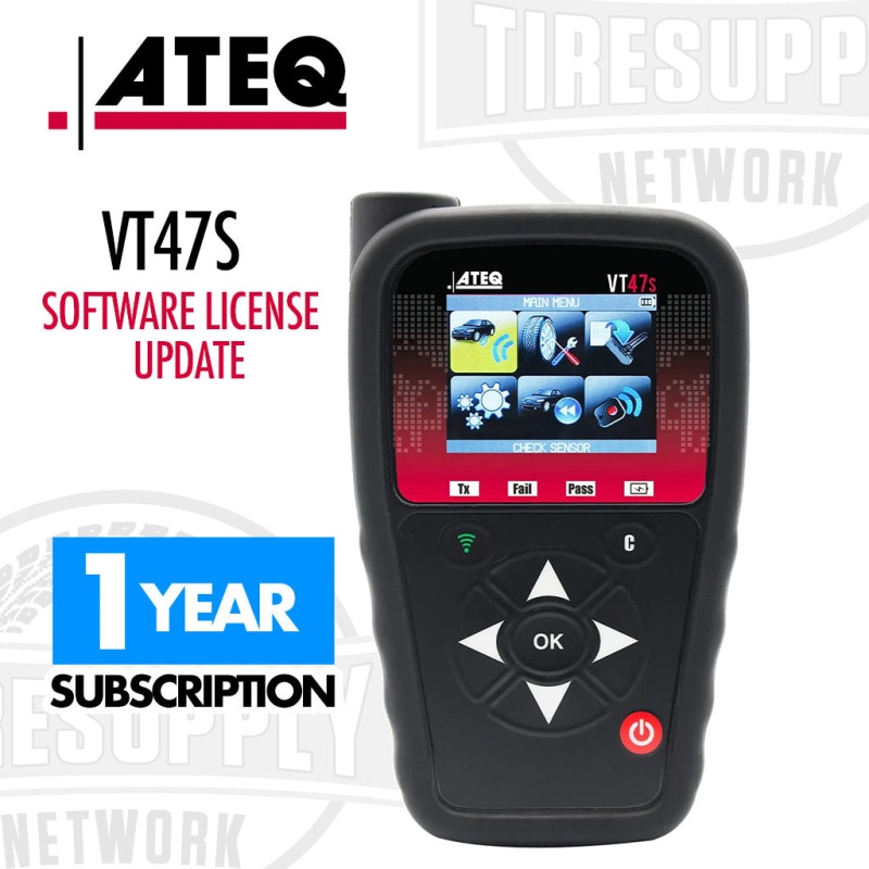 ATEQ | VT47S TPMS Tool Software License Update - Choose 1, 2, or 3 Year Subscription (SW47-000*) - Image 2