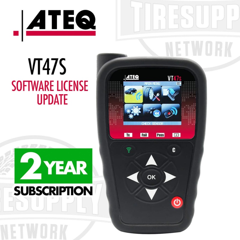 ATEQ | VT47S TPMS Tool Software License Update - Choose 1, 2, or 3 Year Subscription (SW47-000*) - Image 3