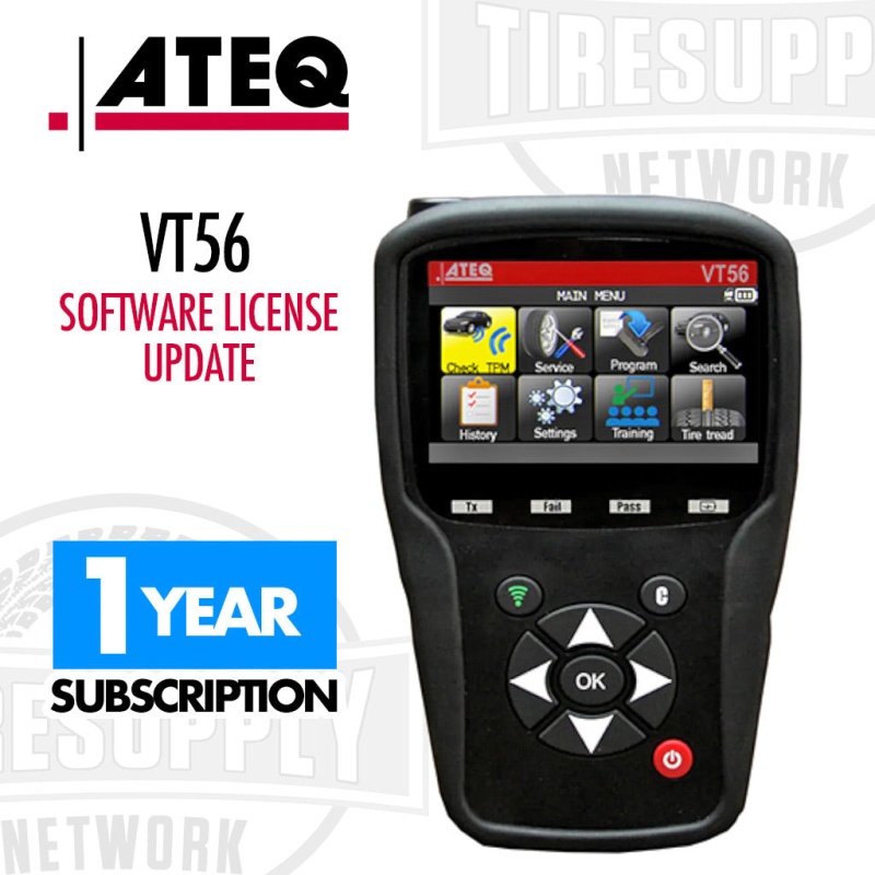 ATEQ | VT56 TPMS Tool Software License Update - Choose 1 or 2 Year Subscriptions (SW56-000*) - Image 2