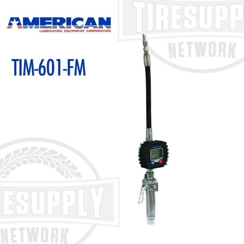 American Lubrication | Digital Meter with Flexible Extension & Manual Non-Drip Tip (TIM-601-FM)