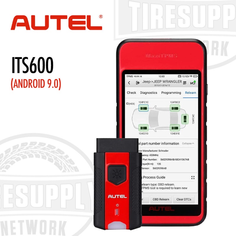 Autel | MaxiTPMS Advanced TPMS Service & Diagnostic Tablet Tool (ITS600)