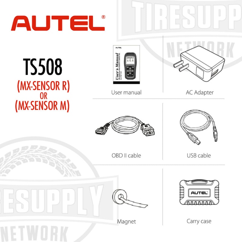 Autel | MaxiTPMS Service Tool & 20 MX 1-Sensors Press-In - Choose Rubber or Metal Stems (TS508) - Image 14