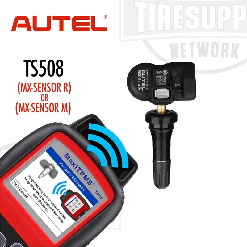 Autel | MaxiTPMS Service Tool & 20 MX 1-Sensors Press-In - Choose Rubber or Metal Stems (TS508) - Image 6