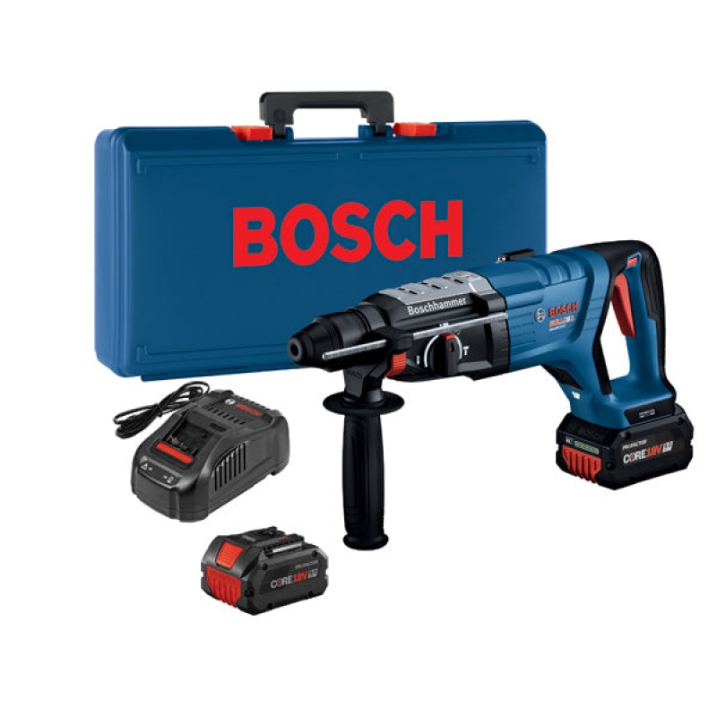 Bosch GBH18V-34CQB24 18V 1-1/4" PROFACTOR SDS-plus Cordless Rotary Hammer Kit