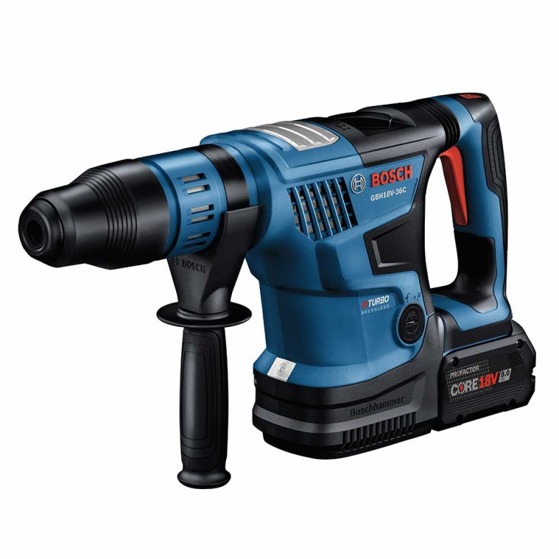 Bosch GBH18V-36CK24 18V PROFACTOR 1-9/16" SDS-Max Rotary Hammer w/ 8.0Ah Battery - Image 3