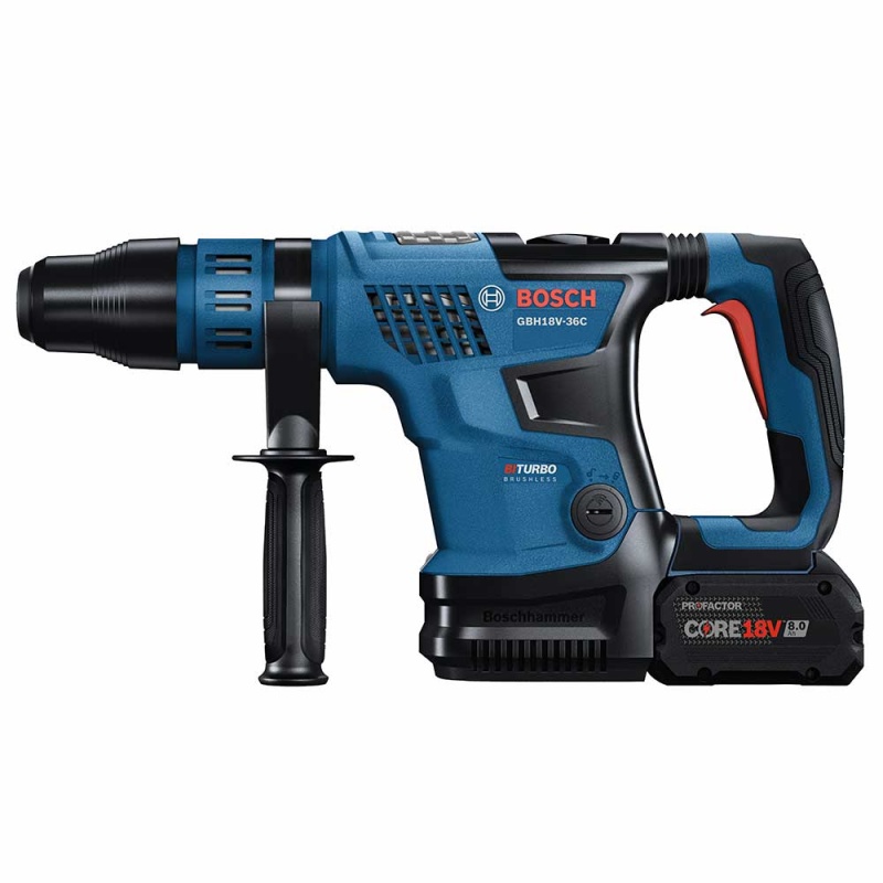 Bosch GBH18V-36CK24 18V PROFACTOR 1-9/16" SDS-Max Rotary Hammer w/ 8.0Ah Battery - Image 5