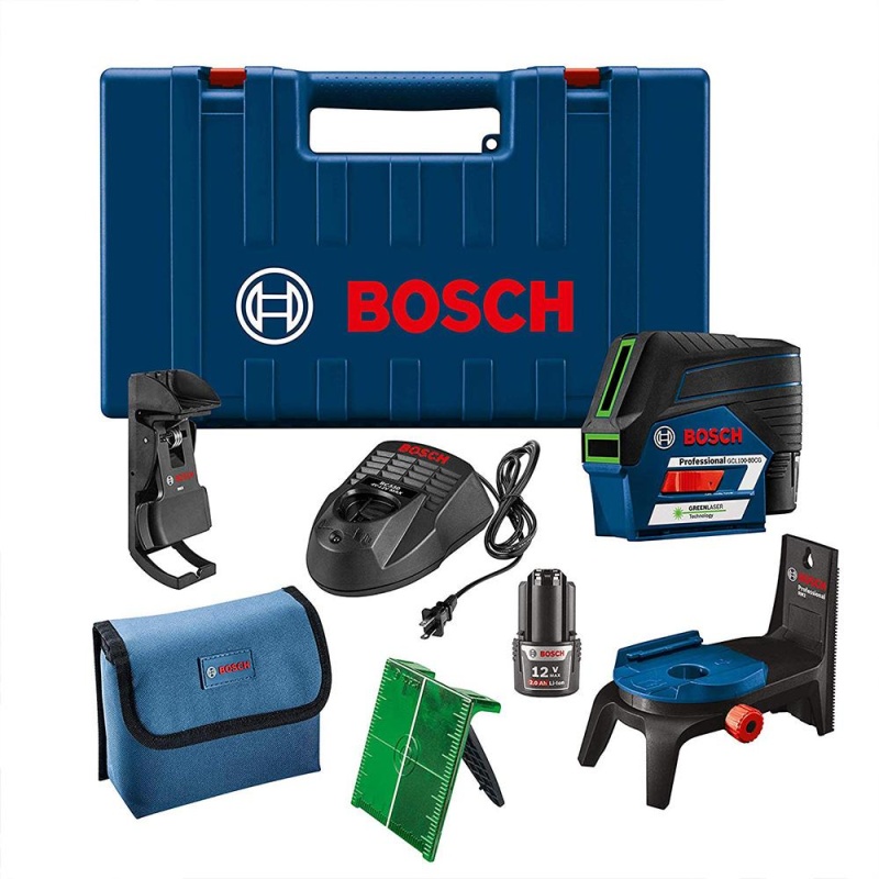 Bosch GCL100-80CG 12V Green Beam Connected Combination Laser Kit - Image 7