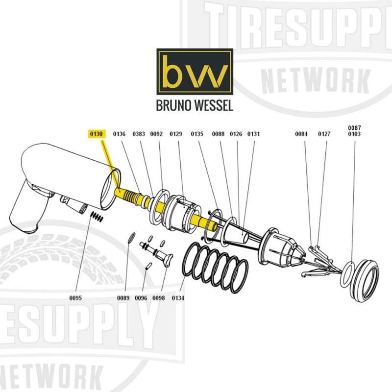 Bruno Wessel | Tire Stud Replacement Part - Feed Tube 9mm (0130-9) - Image 2