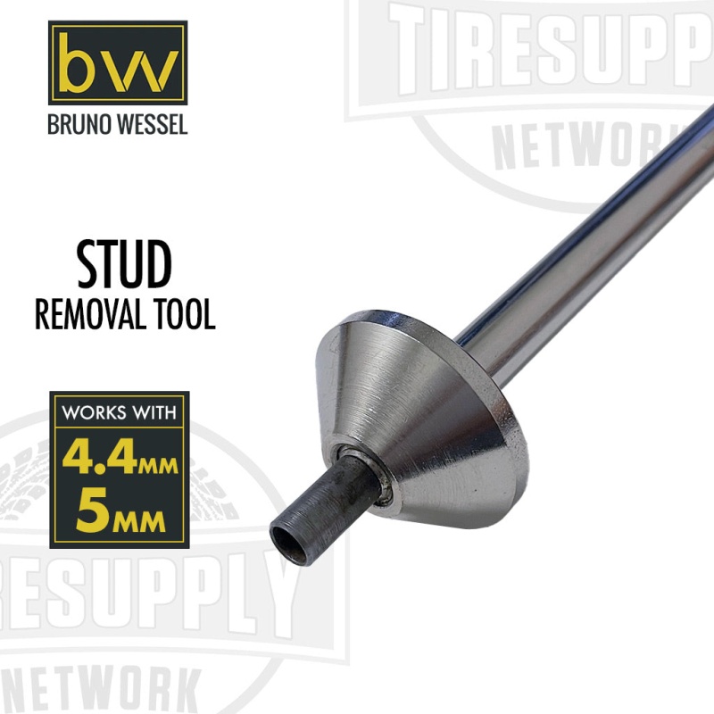 Bruno Wessel | SRT-4.4 Stud Removal Tool with 5mm & 4.4mm Tips for Lightweight Steel Studs #12 and #13 (STP0016) - Image 2