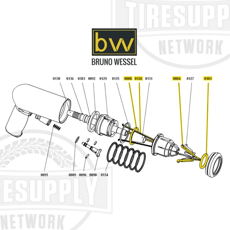 Bruno Wessel | TSIT-8, TSIT-9, TSIT-11 - Stud Gun Small Repair Kit (0381) - Image 2