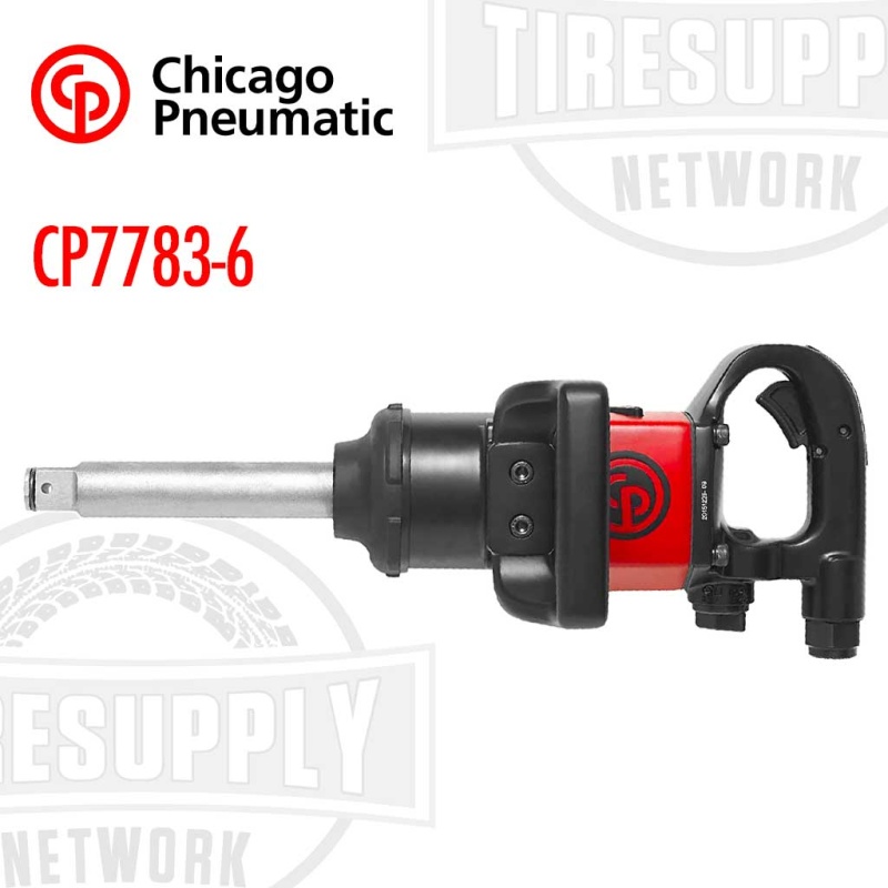 Chicago Pneumatic | Ultra-Lightweight High-Torque 1?? Drive Impact Wrench w/ Extended Anvil (CP7783-6)