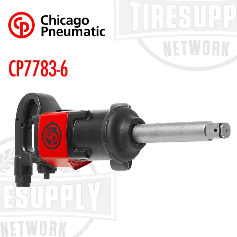 Chicago Pneumatic | Ultra-Lightweight High-Torque 1?? Drive Impact Wrench w/ Extended Anvil (CP7783-6) - Image 3