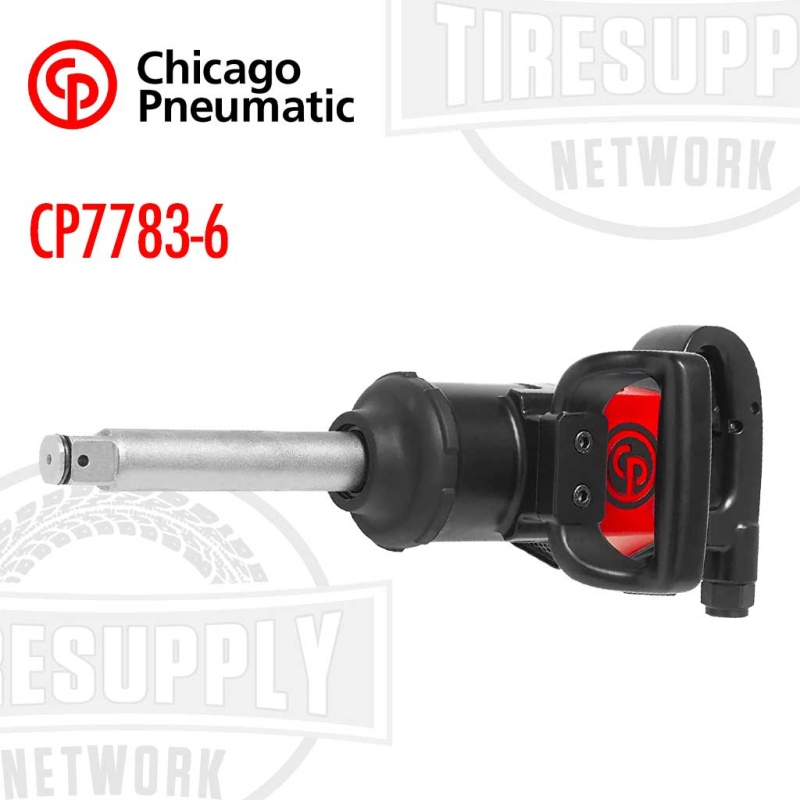 Chicago Pneumatic | Ultra-Lightweight High-Torque 1?? Drive Impact Wrench w/ Extended Anvil (CP7783-6) - Image 4