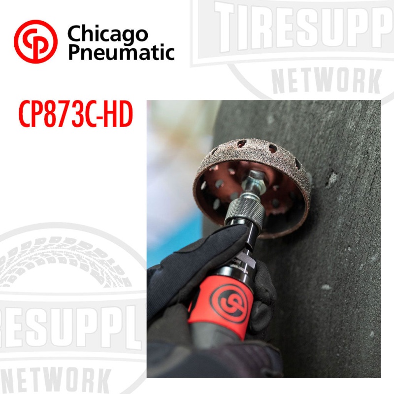 Chicago Pneumatic | Low Speed Heavy Duty Tire Buffer - Short Version (CP873C-HD) - Image 5