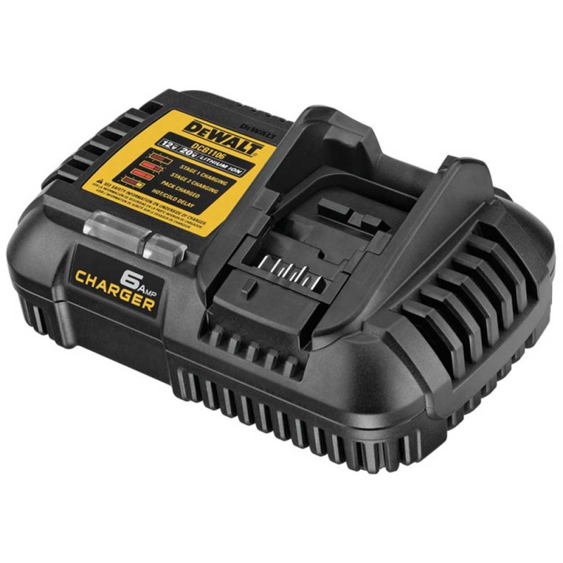 DeWALT DCB1106 12V/20V 6 Amp MAX Corded Compact Charger - Image 2