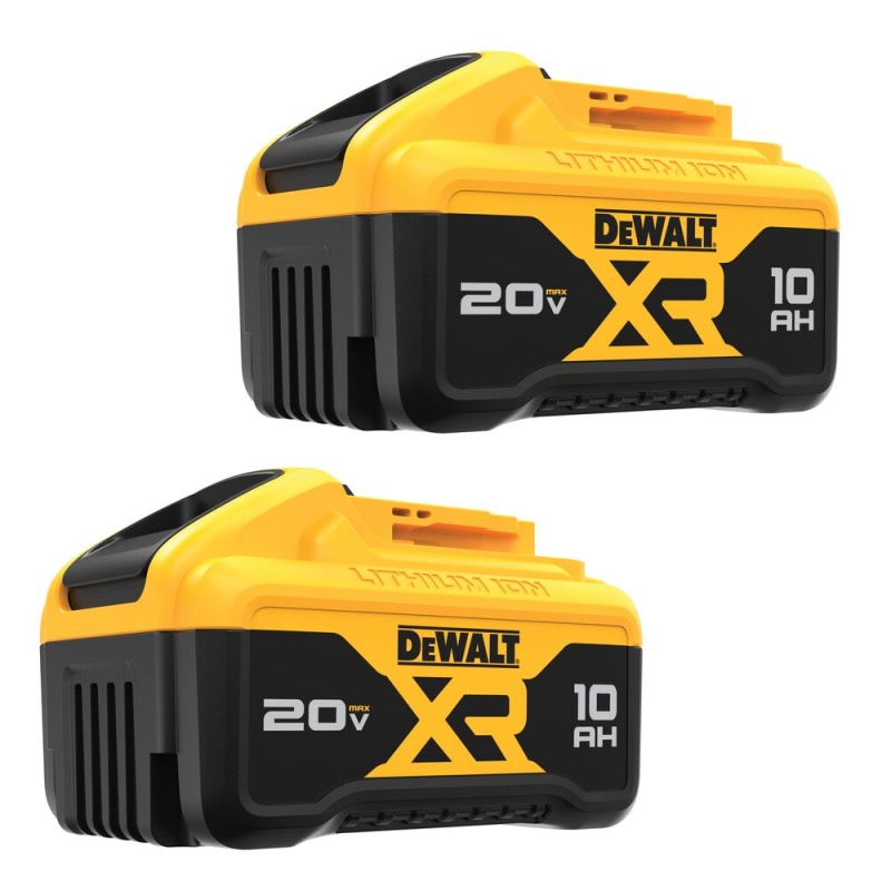 DeWALT DCB210-2 20V MAX XR 10.0 AH Lithium-Ion Battery - 2 PK