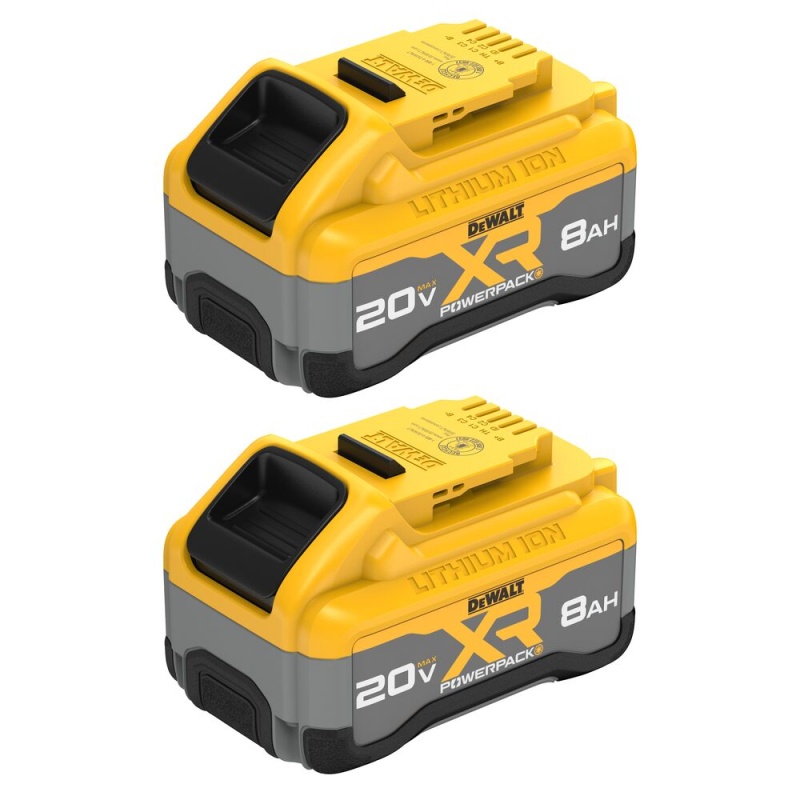 Dewalt DCB2108-2 20V MAX 8.0Ah XR Powerpack Battery - 2 PK