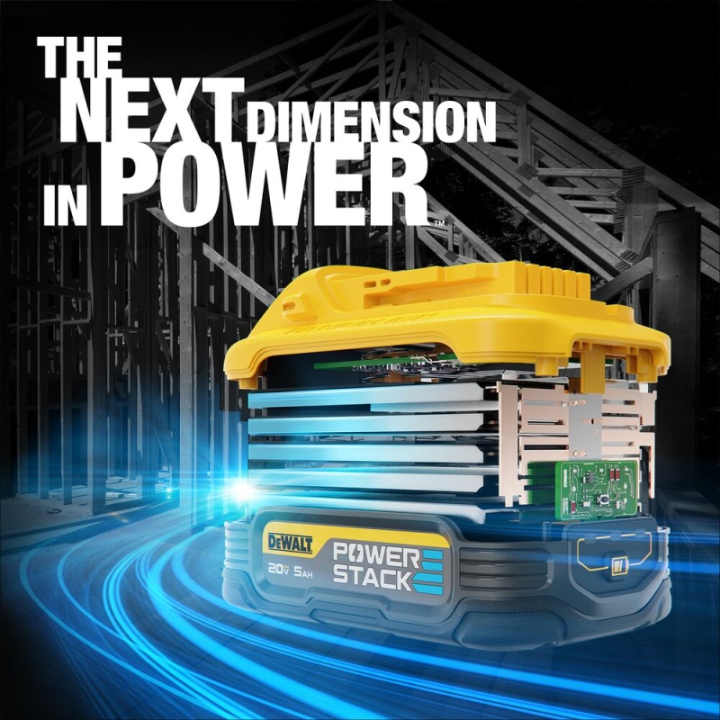 DeWALT DCBP520C 20V MAX POWERSTACK 5 AH Battery Starter Kit - Image 4