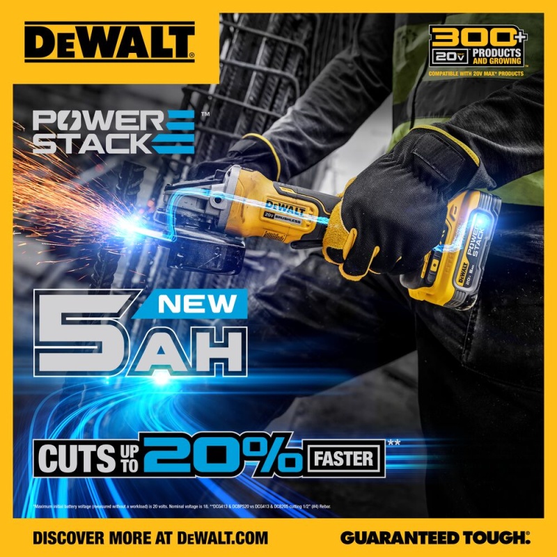 DeWALT DCBP520 20V MAX POWERSTACK 5 AH Battery - Image 5