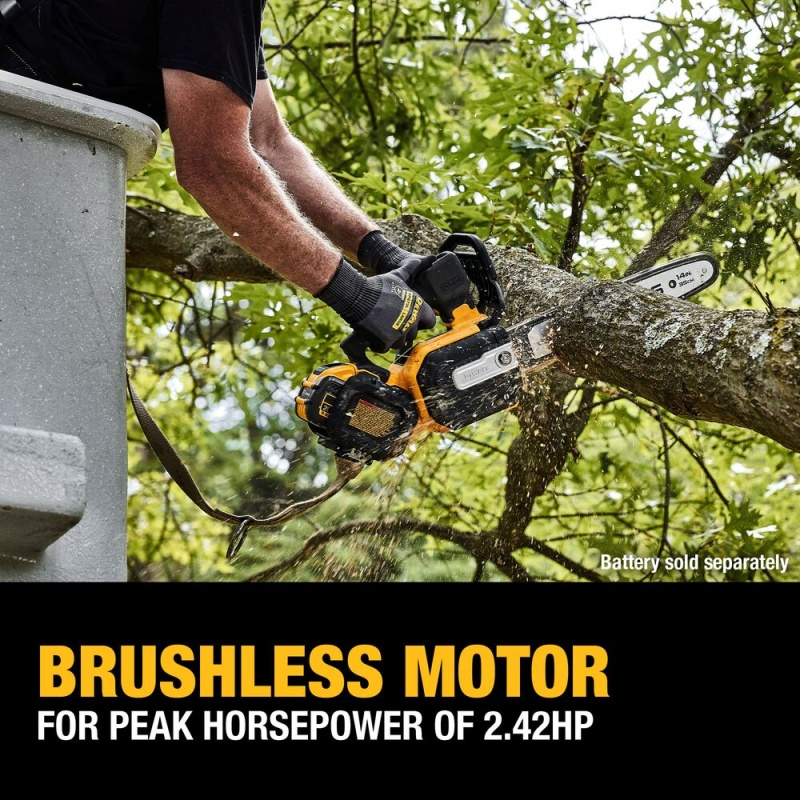 DeWALT DCCS674B 60V MAX 14" Cordless Brushless Top Handle Chainsaw - Bare Tool - Image 11