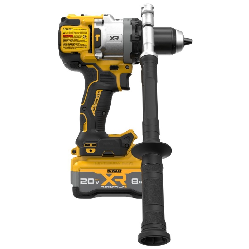 Dewalt DCD1007WW1 20V 1/2" MAX XR Brushless Cordless Hammer Drill Kit - Image 4