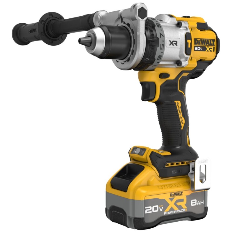 Dewalt DCD1007WW1 20V 1/2" MAX XR Brushless Cordless Hammer Drill Kit - Image 7