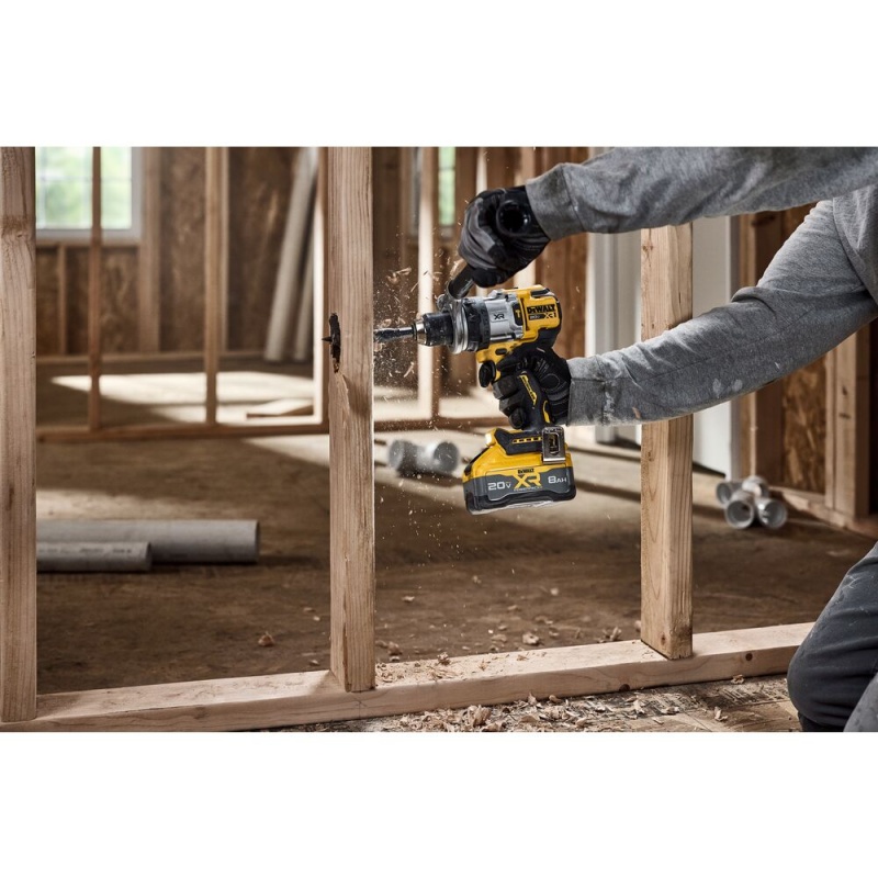 Dewalt DCD1007WW1 20V 1/2" MAX XR Brushless Cordless Hammer Drill Kit - Image 9