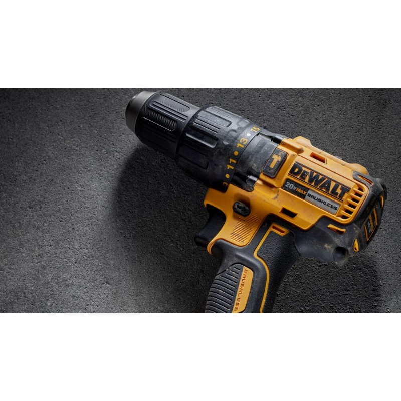 DeWALT DCD778C1 20V MAX Cordless Lithium-Ion Brushless Hammer Drill Kit - Image 3