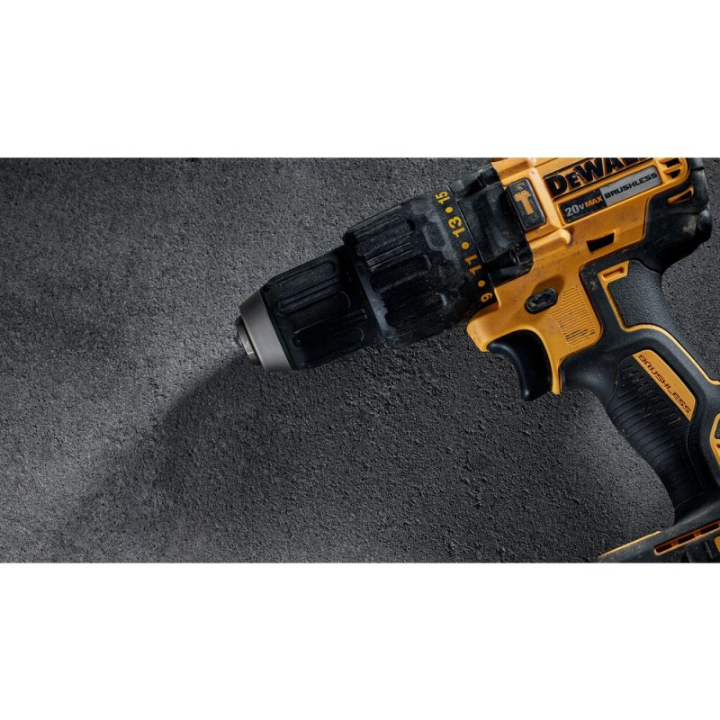 DeWALT DCD778C1 20V MAX Cordless Lithium-Ion Brushless Hammer Drill Kit - Image 5