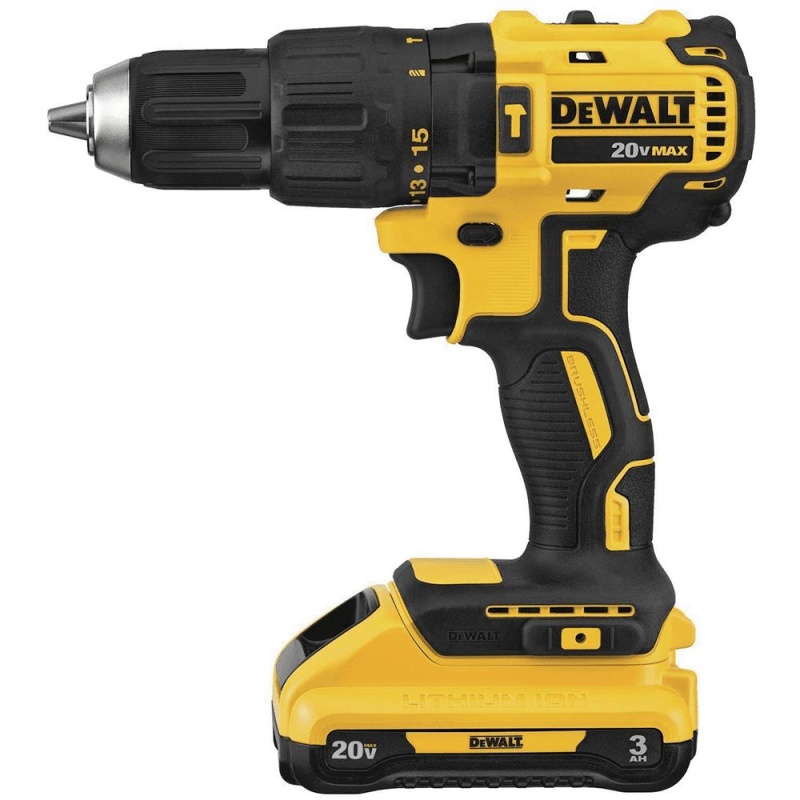 DeWALT DCD778L1 20V MAX Cordless Compact Brushless Hammerdrill Driver Kit - Image 2