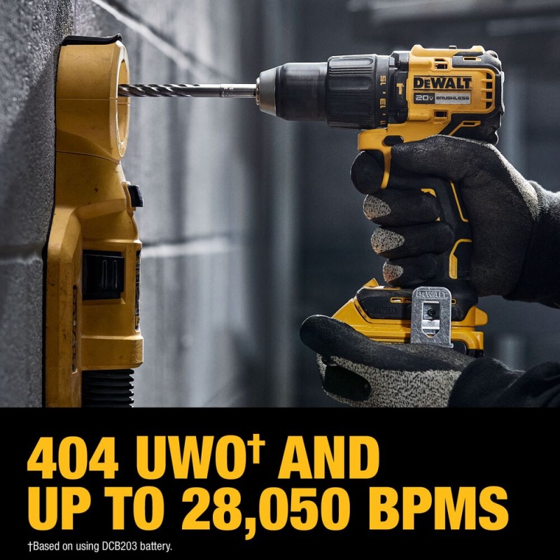 DeWALT DCD798D1 20V MAX 1/2" Brushless Cordless Li-Ion Hammer Drill Kit - Image 5